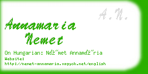 annamaria nemet business card